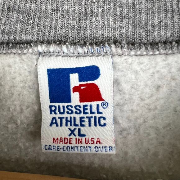 Russell Athletic : Vintage FIJI Letter Block Gray Crewneck Sweatshirt USA : XL - Picture 3 of 11